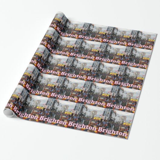 Papier Cadeau Les ruelles Brighton (Déroulé)
