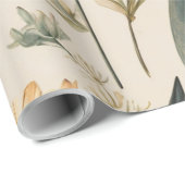 Papier Cadeau Les Sentiments du printemps (Coin rond)