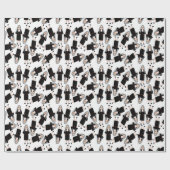 Papier Cadeau Les Soeurs Catholiques À Coup De Noir Plus Petites (Plat)