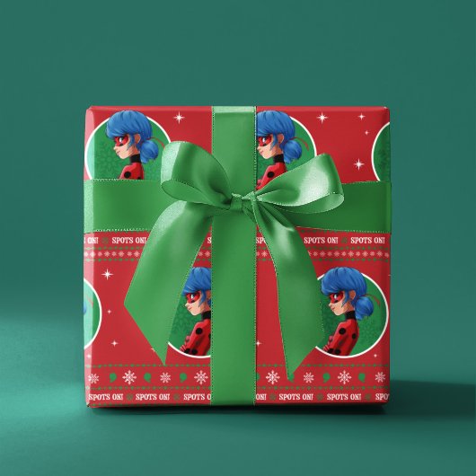 Papier Cadeau Les Spots De Ladybug ! Graphique de vacances