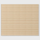Papier Cadeau Les strippes de Wood (Plat)