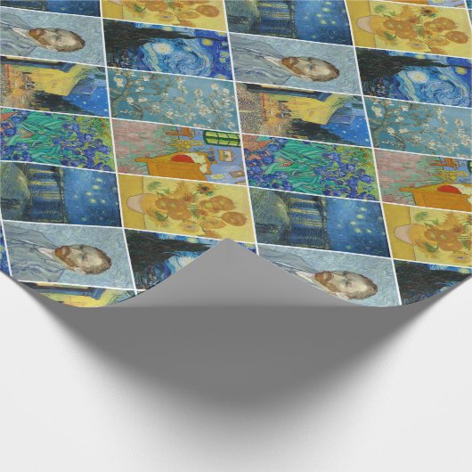 Papier Cadeau Les tableaux de Van Gogh (Coin)