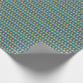 Papier Cadeau Les tons paon marocains (Coin)