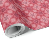 Papier Cadeau Les tons vifs du spectre rose de l'amour (Coin rond)