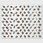 Papier Cadeau Les trésors boisés (Plat)