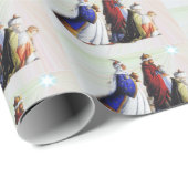 Papier Cadeau Les Trois Cadeaux de Porte (Coin rond)