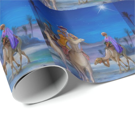 Papier Cadeau Les trois rois (Coin rond)