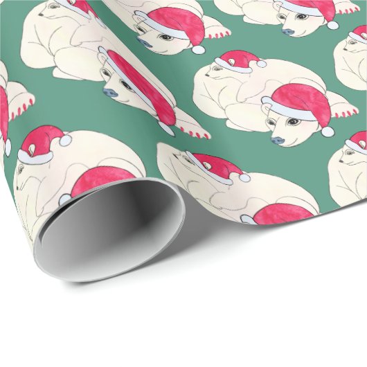 Papier Cadeau Les vacances soutiennent le papier d'emballage (Coin rond)