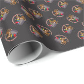 Papier Cadeau Les vêtements manqués ont plus d'amusement (Coin rond)