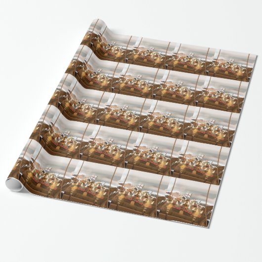 Papier Cadeau Les Vikings (Déroulé)
