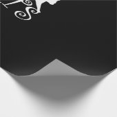 Papier Cadeau Les vrais hommes aiment les chats en style (Coin)