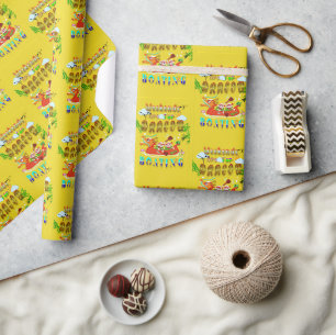 Papier Cadeau Les Week-ends Sont Pour Bateau Dragon