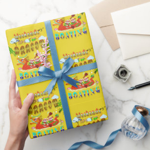 Papier Cadeau Les Week-ends Sont Pour Bateau Dragon