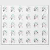 Papier Cadeau Les yetis sont frais (Plat)