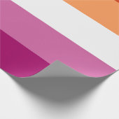 Papier Cadeau Lesbian Pride Flag LGBTQ (Coin)