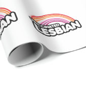 PAPIER CADEAU LESBIENNE VACCINÉE (Coin rond)