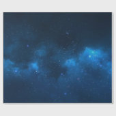 PAPIER CADEAU L'ESPACE ÉTOILÉ (Plat)