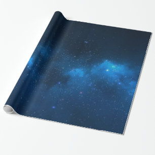 PAPIER CADEAU L'ESPACE ÉTOILÉ