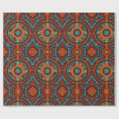 Papier Cadeau L'esprit andin péruvien : l'essence du chakana (Plat)