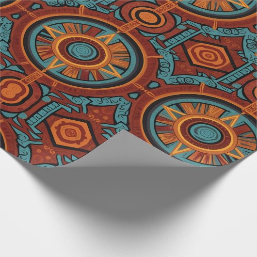 Papier Cadeau L'esprit andin péruvien : l'essence du chakana (Coin)