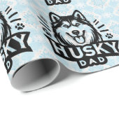 Papier Cadeau L'esprit sibérien : Faire place à la paternité com (Coin rond)