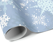 Papier Cadeau Let it Snow (Coin rond)