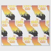 Papier Cadeau L'État d'Or (Plat)