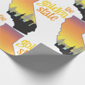 Papier Cadeau L'État d'Or (Coin)