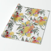 Papier Cadeau L'été australien Bush s'épanouit (Déroulé)