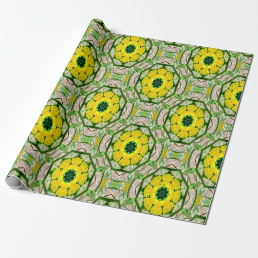 Papier Cadeau L'été fleurit.... (Déroulé)