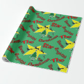 Papier Cadeau L'étoile brille brillamment ce Noël (Déroulé)