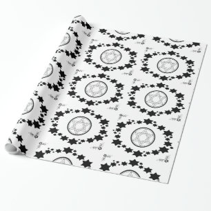 Papier Cadeau L'étoile de David -