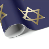 Papier Cadeau L'étoile de David Wrapping Papier (Coin rond)