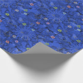 Papier Cadeau L'étoile d'or de David Motif de Hanoukka (Coin)