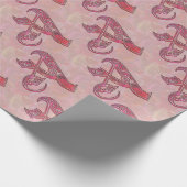 Papier Cadeau Lettre A (Coin)
