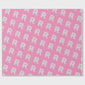 PAPIER CADEAU LETTRE ARRIÈRE ROPINE R (Plat)