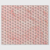 Papier Cadeau Lettre B (Plat)
