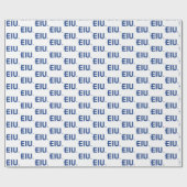 Papier Cadeau LETTRE bloc EIU (Plat)