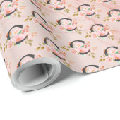 Papier Cadeau Lettre C (Coin rond)