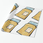 Papier Cadeau Lettre d'affaires (Déroulé)