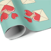 Papier Cadeau Lettre de love (Coin rond)