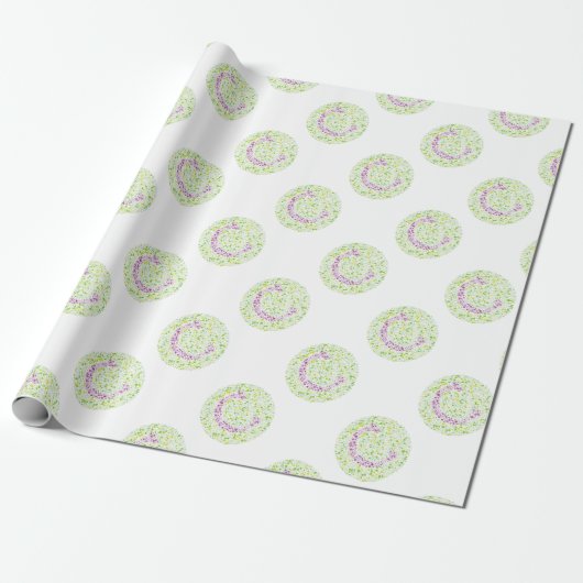 Papier Cadeau Lettre d'essai d'oeil de "C" (Déroulé)