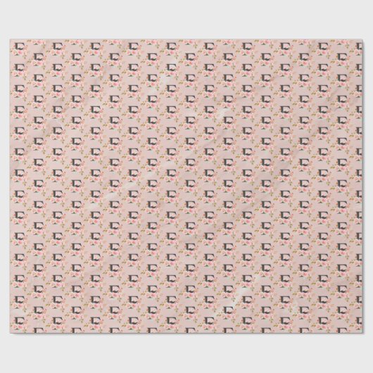 Papier Cadeau Lettre F (Plat)