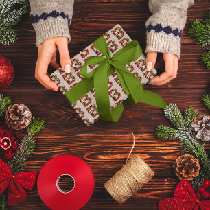 Papier Cadeau LETTRE Festive D'Elfe De Noël B