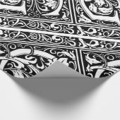 Papier Cadeau Lettre G Monogramme médiéval Art Nouveau (Coin)