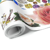 PAPIER CADEAU LETTRE HÉBRAÏQUE PARI (Coin rond)