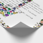 PAPIER CADEAU LETTRE HÉBRAÏQUE PARI (Coin)