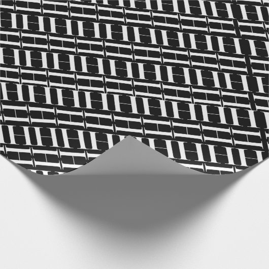 Papier Cadeau Lettre initiale H monogramme (Coin)