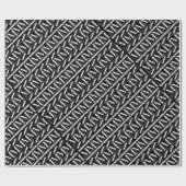 Papier Cadeau Lettre initiale M (Plat)