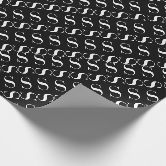 PAPIER CADEAU LETTRE INITIALE MONÂTRE S (Coin)